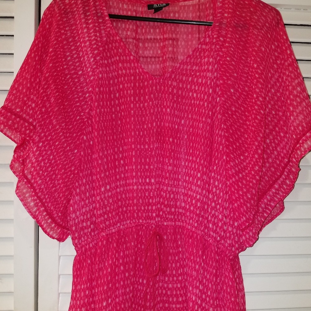 Sheer pink top